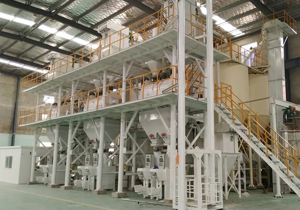 Workshop Type Dry Mortar Mixing Plant